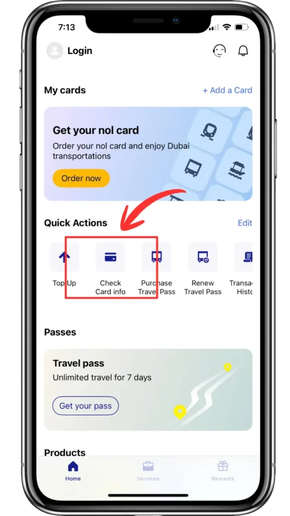 nol card check with number through nol pay app